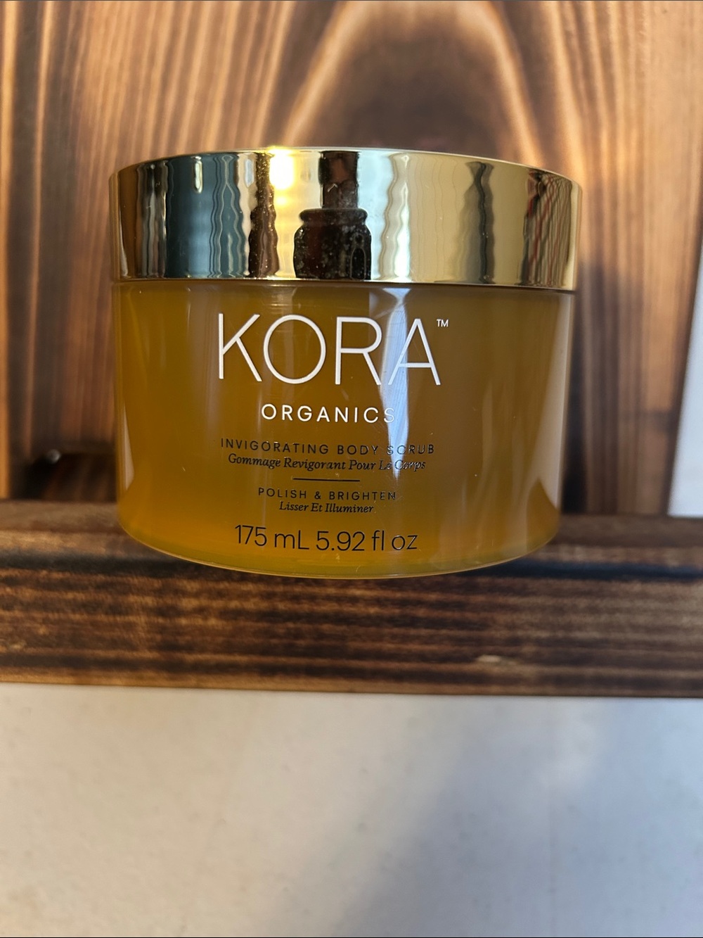 KORA Organics Invigorating Body Scrub — Amber Tone